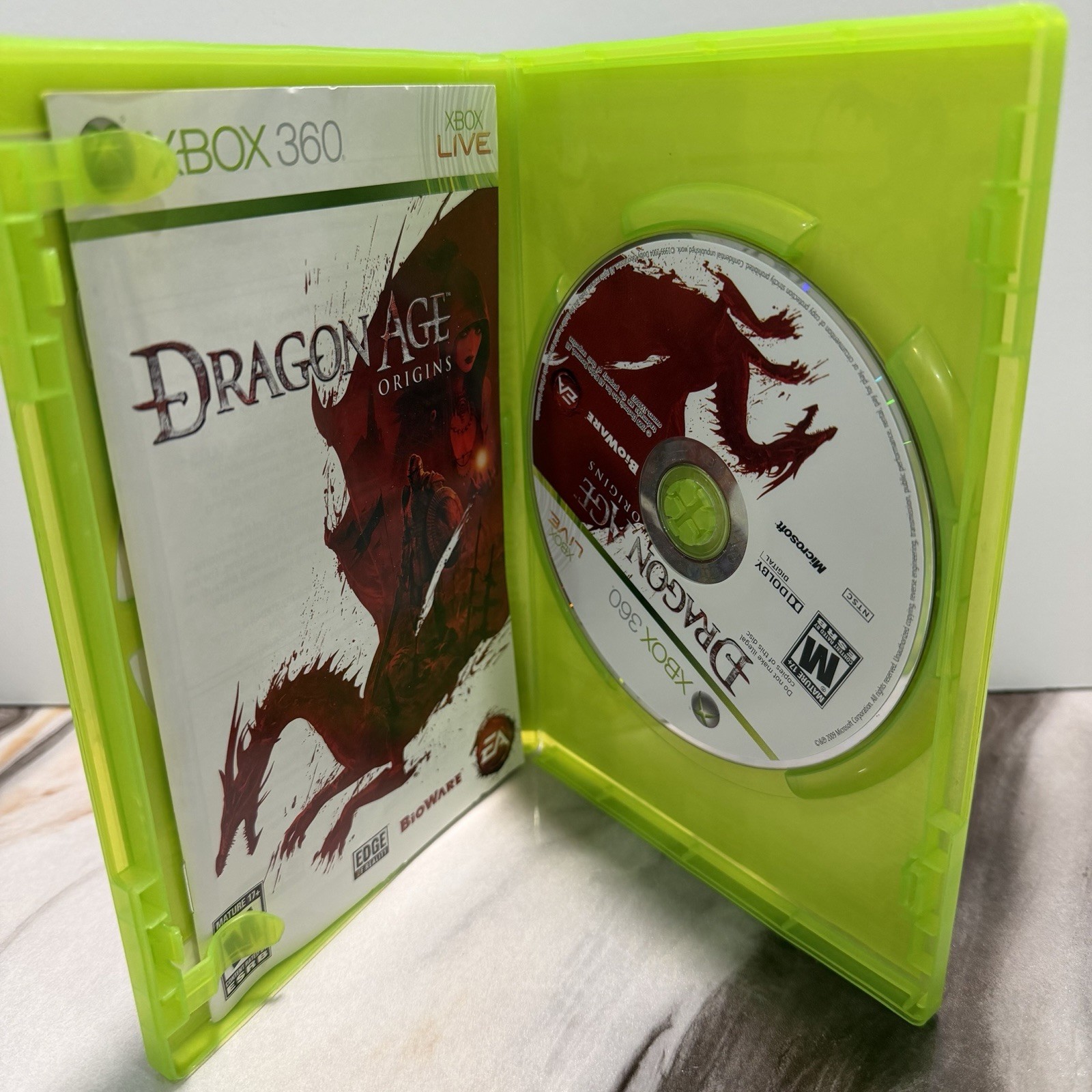 Dragon Age Bundle Xbox 360 – Dragon Age 2 SEALED NEW + Origins & Awakening Used