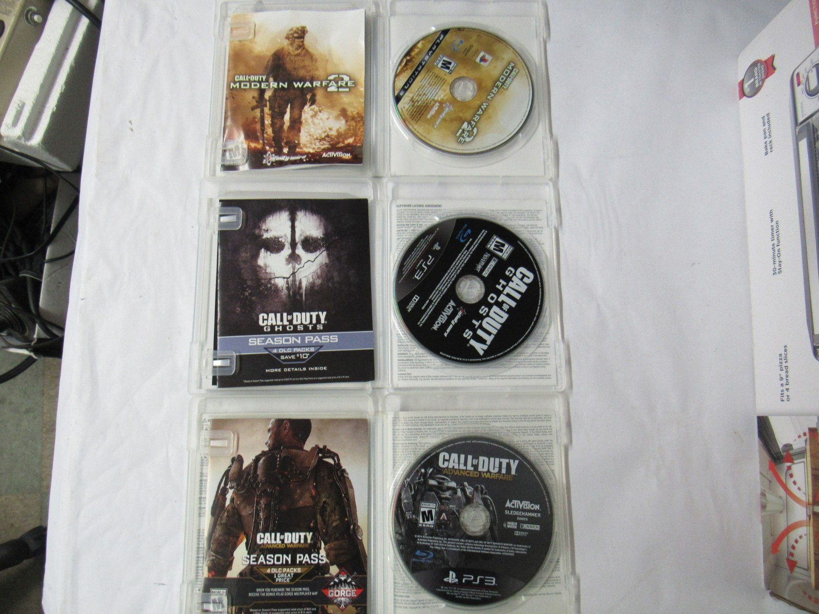 Call of Duty -Lot of 6- Sony PS3 – Black OPS, Black OPS II, Modern Warfare