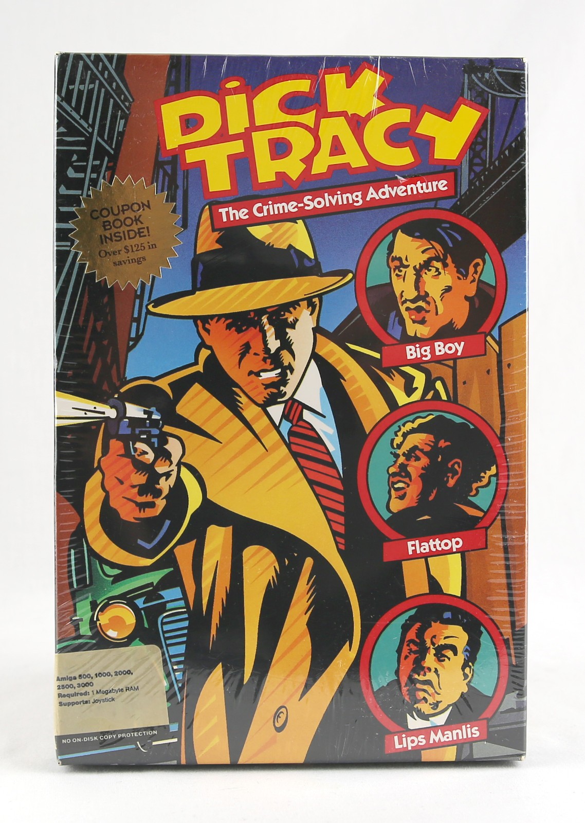 SEALED 1990 Dick Tracy Disney Software AMIGA Big Box PC