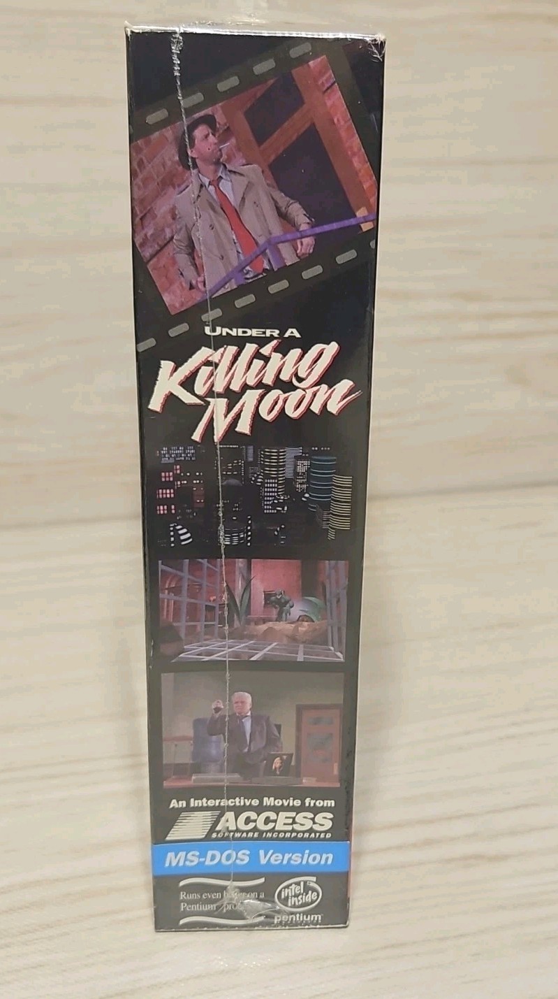 ** NEW SEALED ** Under a Killing Moon, 1994, Big Box, Interactive 3D Pc Game
