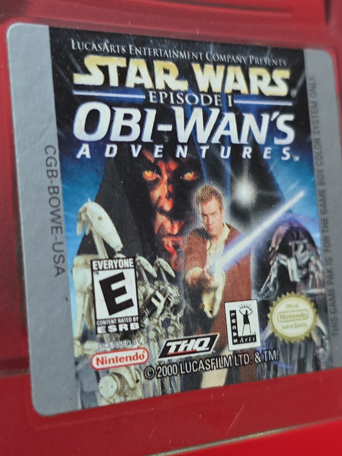 Star Wars: Episode I Obi Wan’s Adventure Nintendo Game Boy Color Authentic