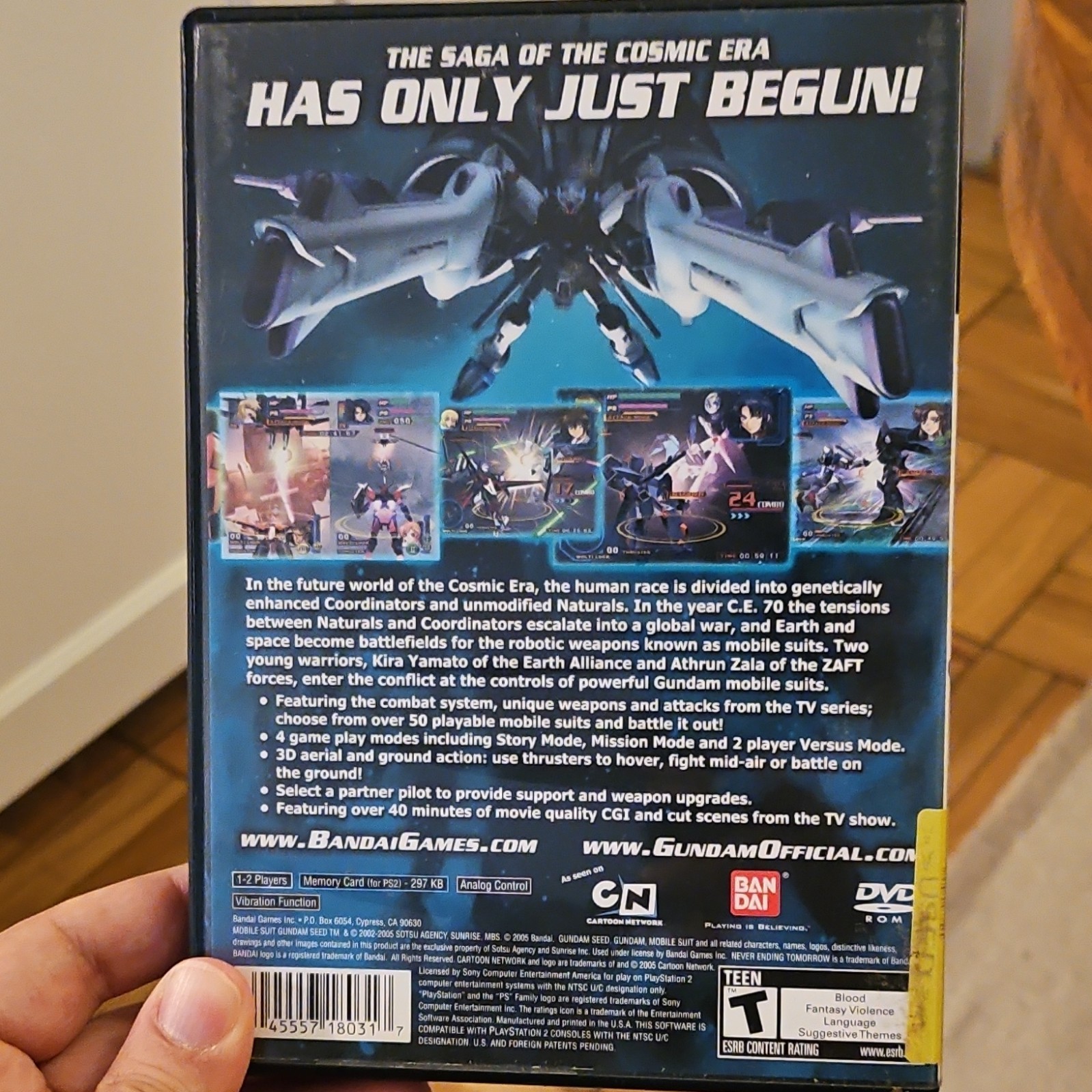 Mobile Suit Gundam Seed: Never Ending Tomorrow PlayStation 2 Manual Included