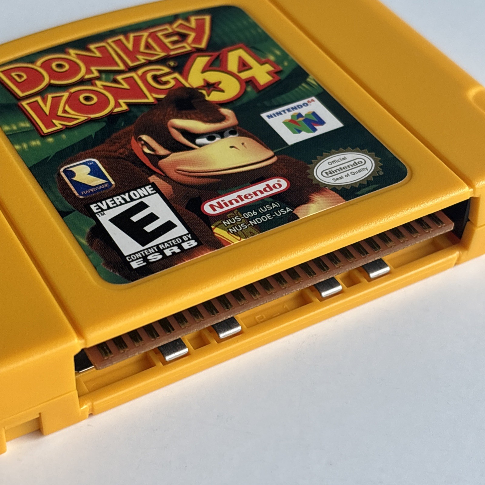 Donkey Kong 64 (Nintendo 64) N64 Game Authentic Cleaned Tested RareWare Yellow