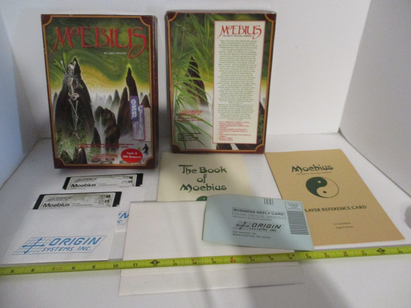 MoEbius Orb of Celestial Harmony Origin Systems Apple II PC Role Playing Game