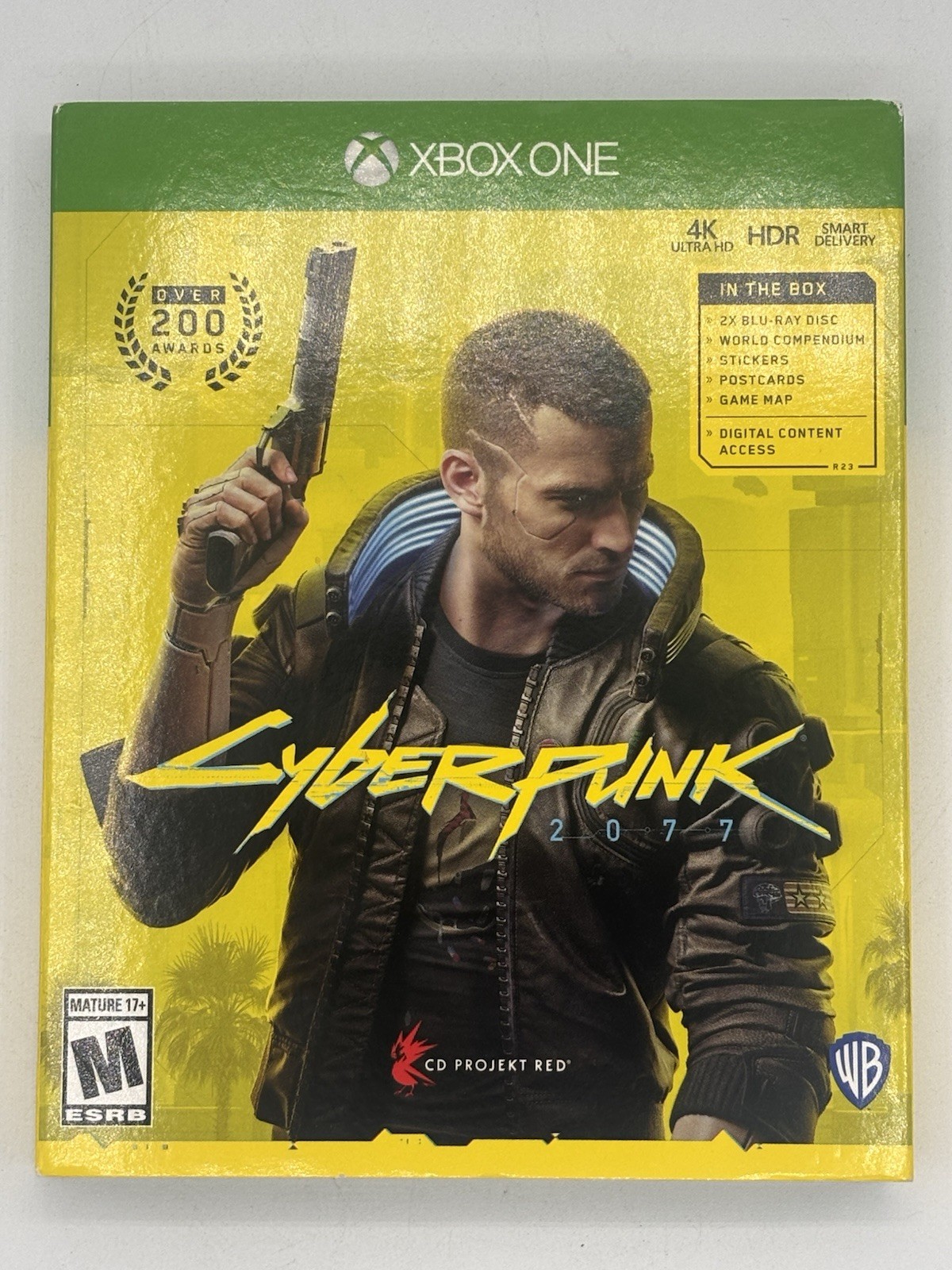 Cyberpunk 2077 Xbox One Video Game w/ Inserts CD Projekt RED