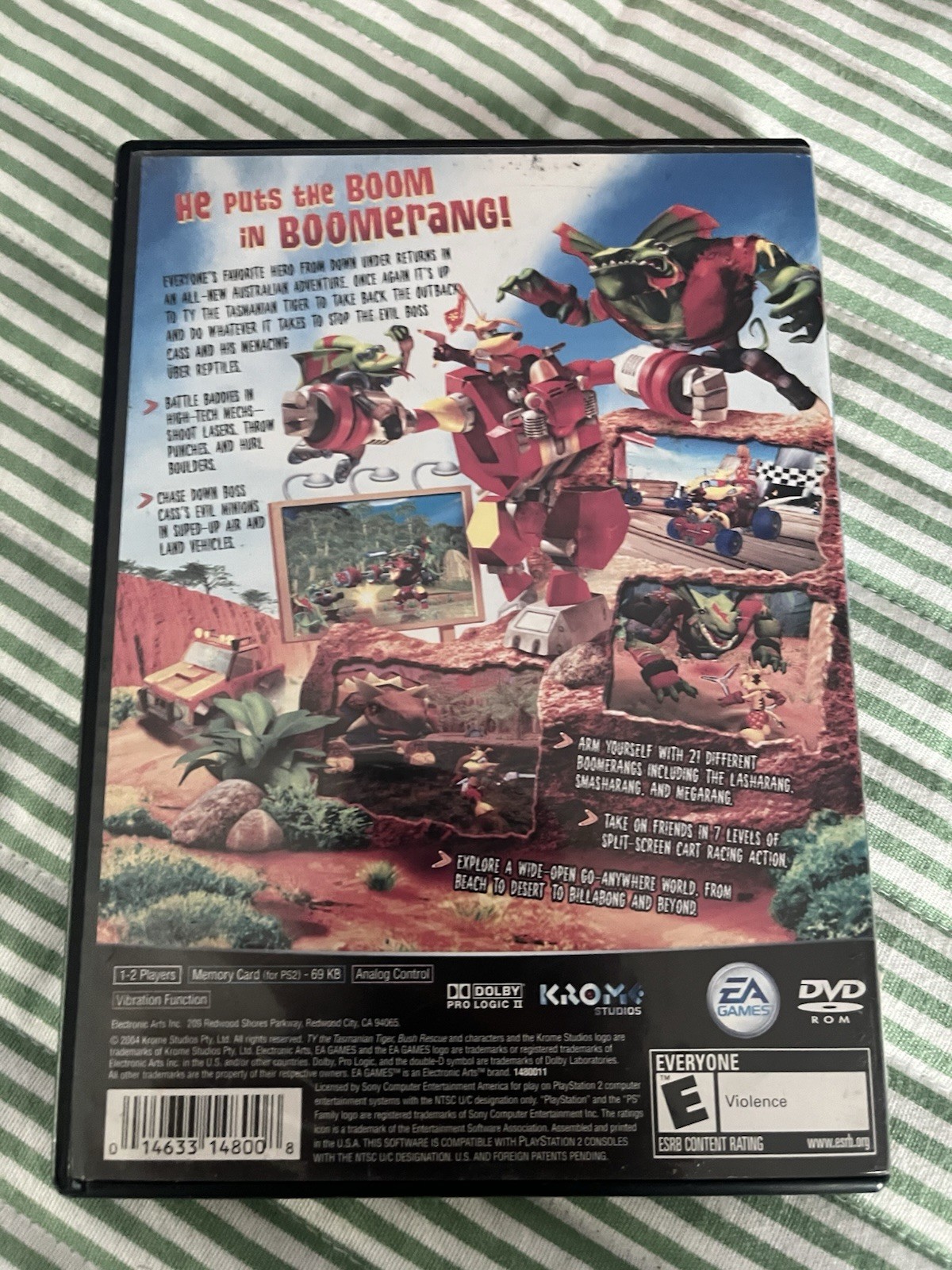 Ty the Tasmanian Tiger 2: Bush Rescue (PlayStation 2, 2004) Complete Tested