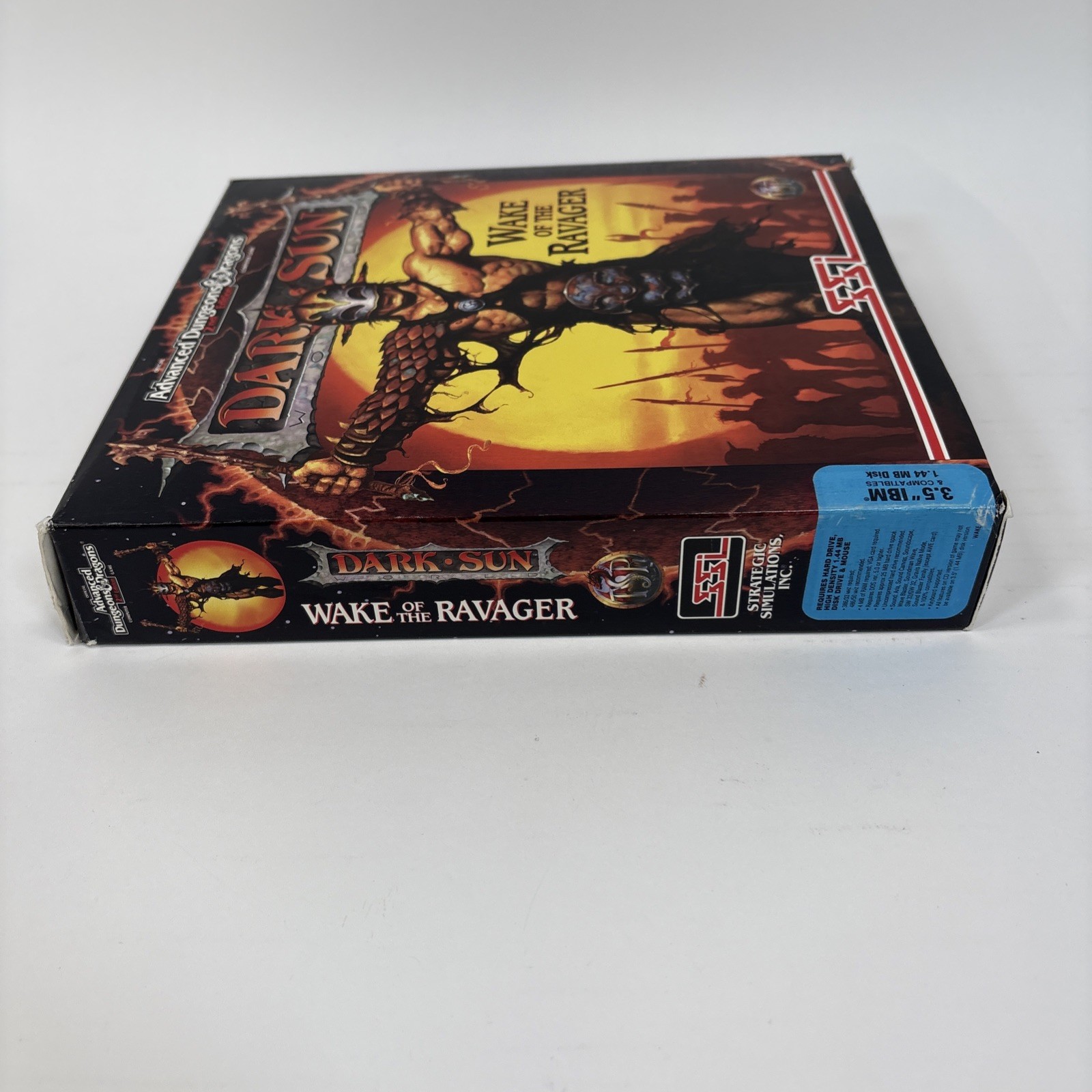 Advanced Dungeons And Dragons Dark Sun Wake Of The Ravager Big Box 3.5″ Floppy
