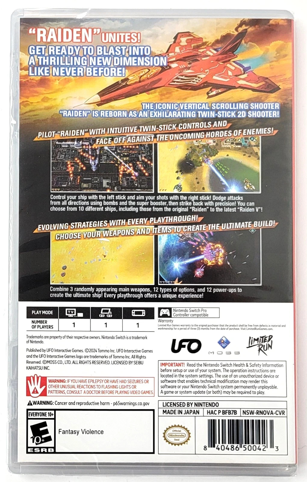 Nintendo Switch – Raiden Nova (Limited Run)