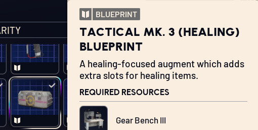 Tactical MK 3 (Defensive) BLUEPRINT