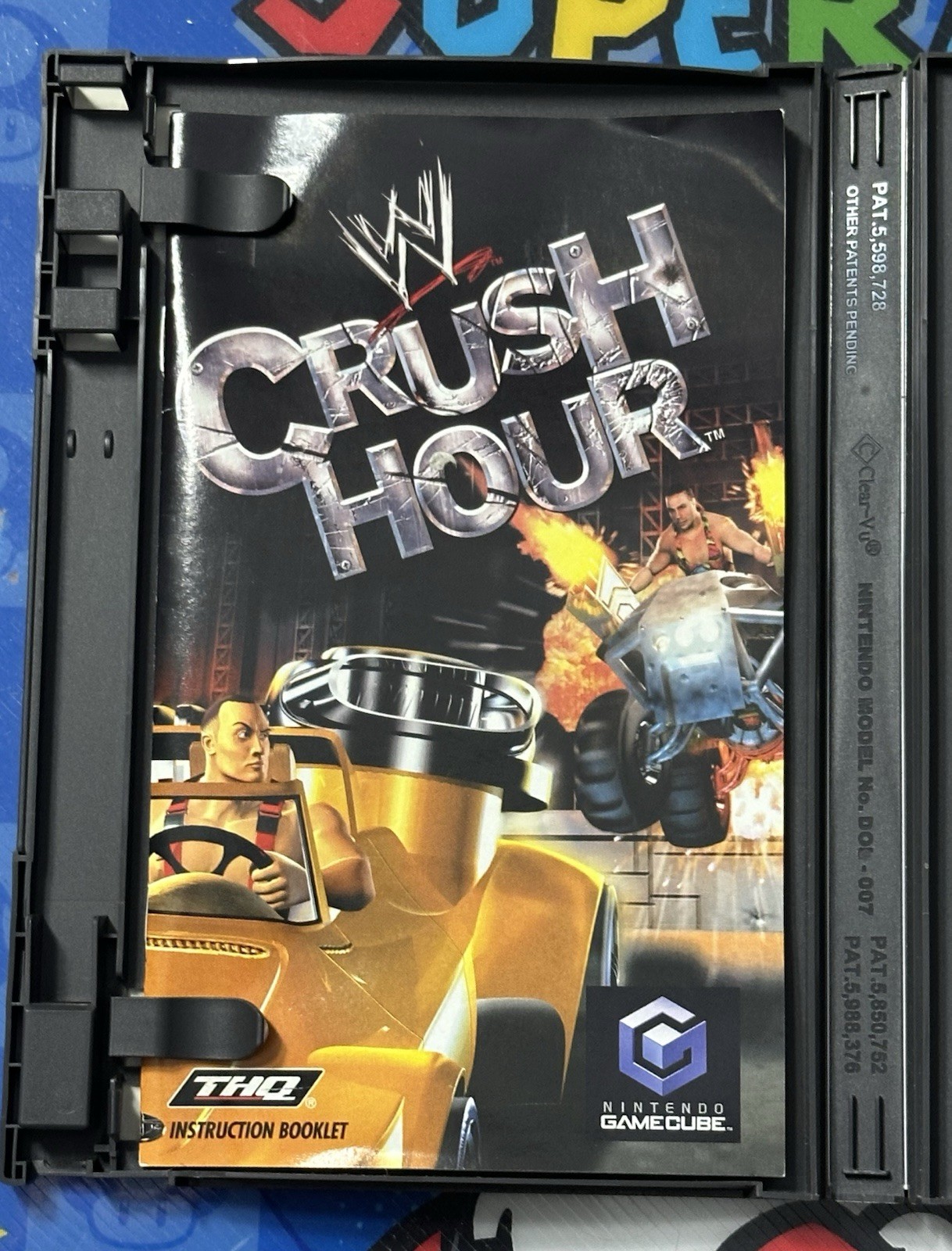 THQ WWE Crush Hour Nintendo GameCube Car Action Game North America Version