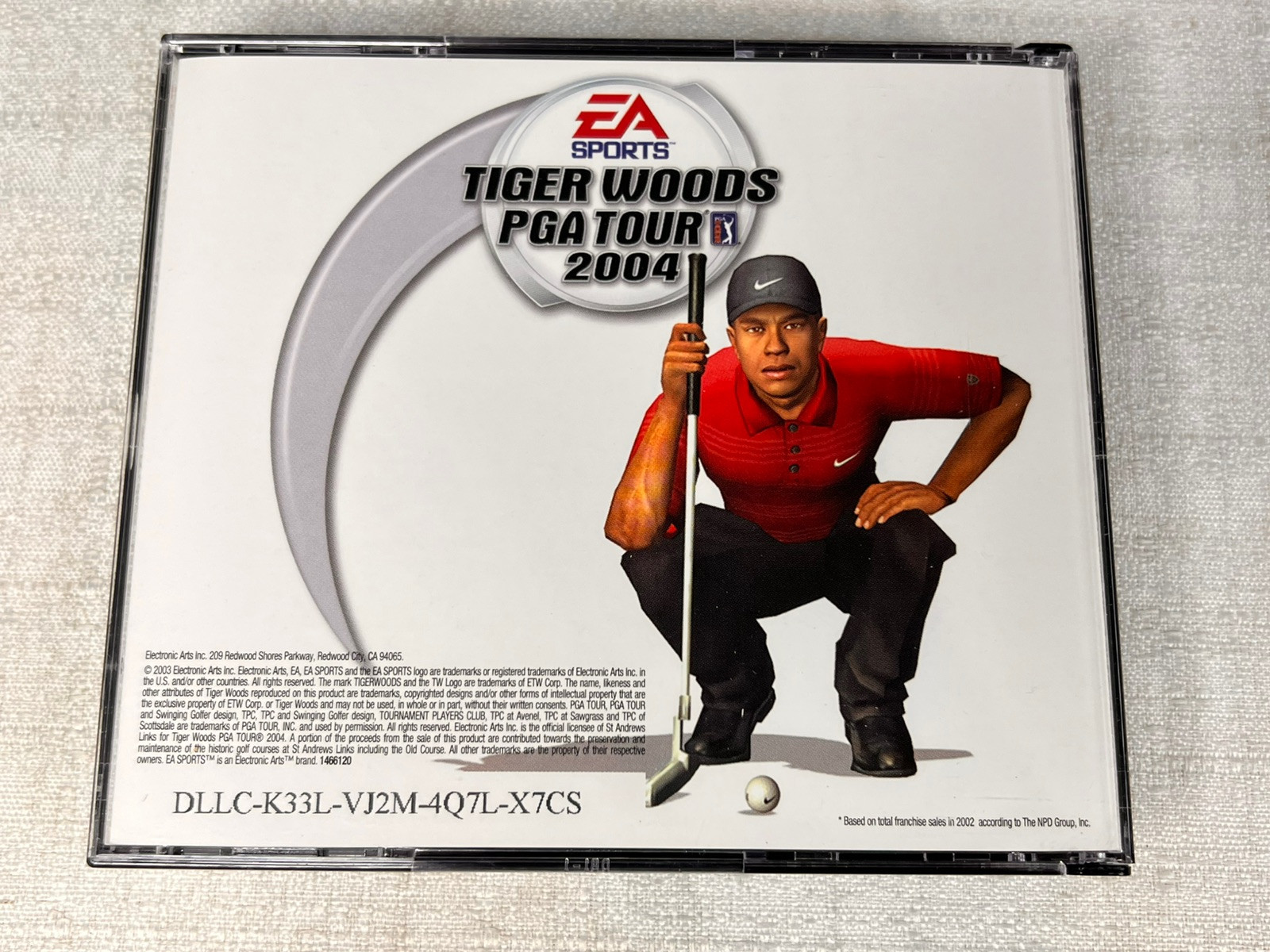 Tiger Woods PGA Tour 2004 Video Game Pc Cd-ROM E-Everyone