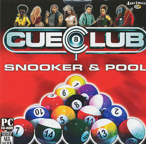 CUE CLUB Billiards Pool Snooker 8-ball Simulation PC Game XP/Vista/7/8 – NEW CD