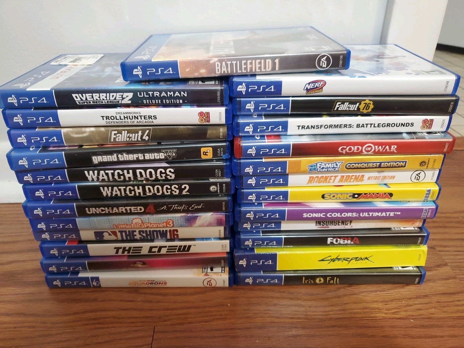 Lot Of 25 PS4 Games – Cyberpunk / Sonic / God Of War / Etc..