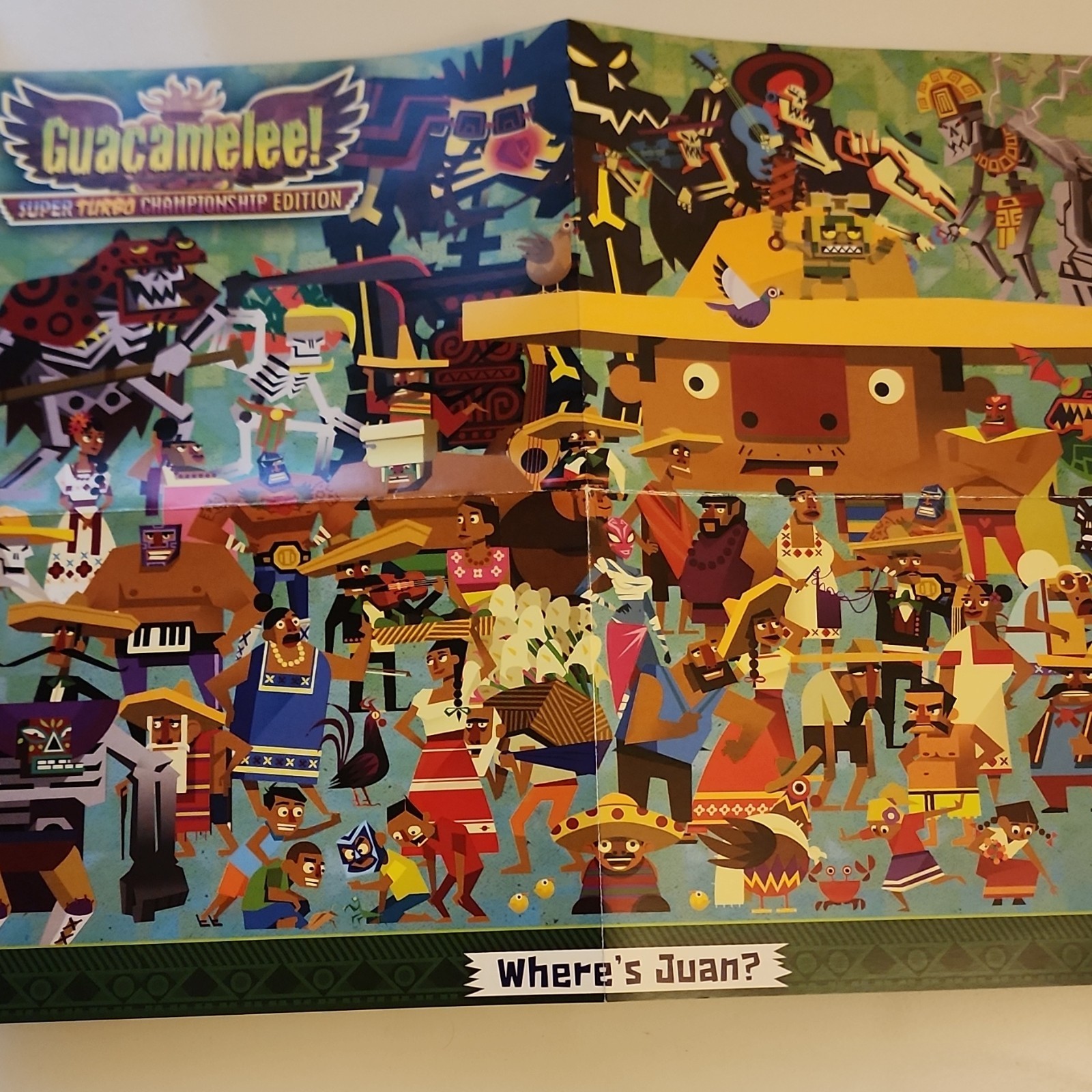 Guacamelee! One-Two Punch Collection PS4 NTSC-U/C 2018 Manual Poster