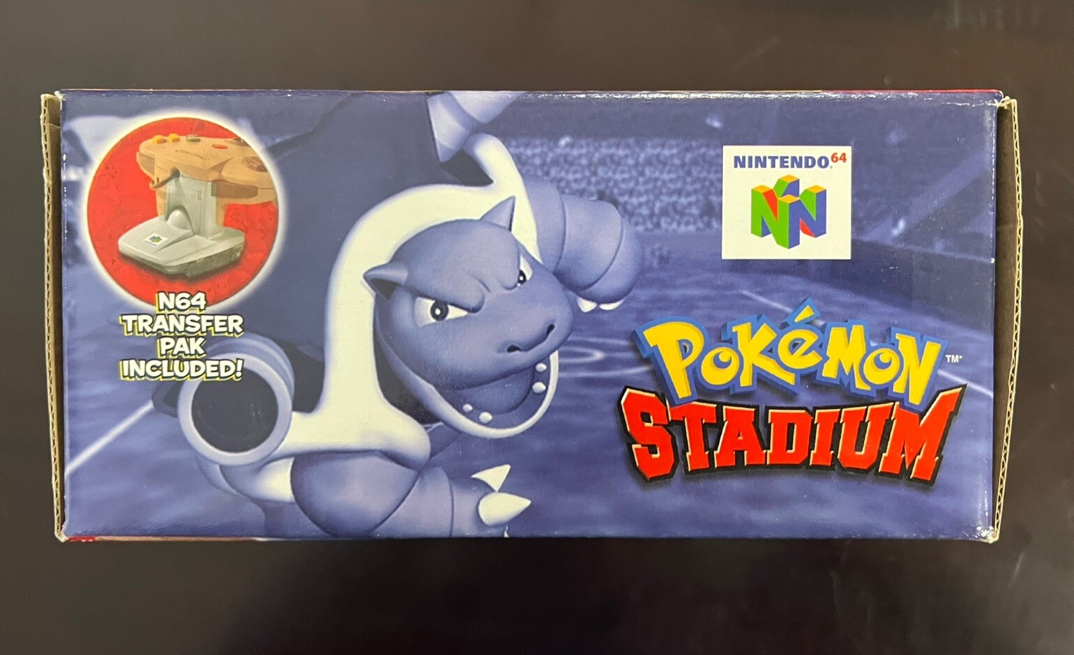 Pokemon Stadium N64 Nintendo 64 with Transfer Pack And Manual Tested Authentic