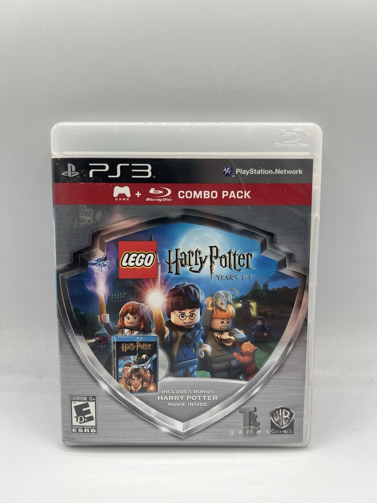 LEGO Harry Potter Years 1-4 + Harry Potter Blu Ray Movie PS3 PlayStation 3 CIB