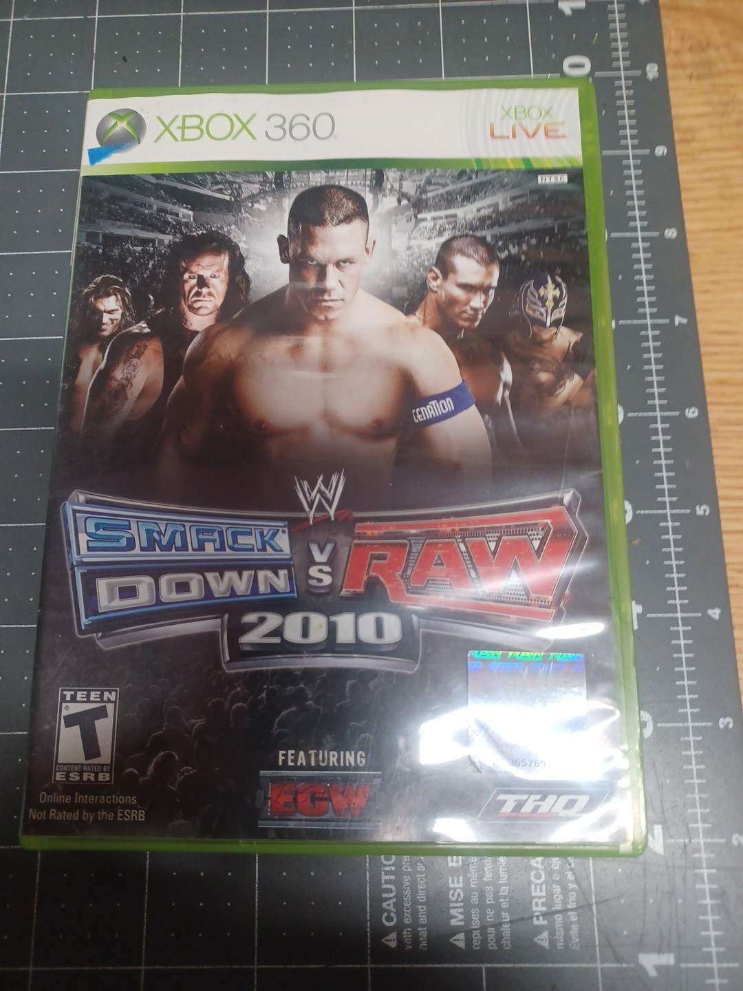 WWE SMACKDOWN VS RAW 2010 (MICROSOFT XBOX 360) COMPLETE W/ Manual – Tested