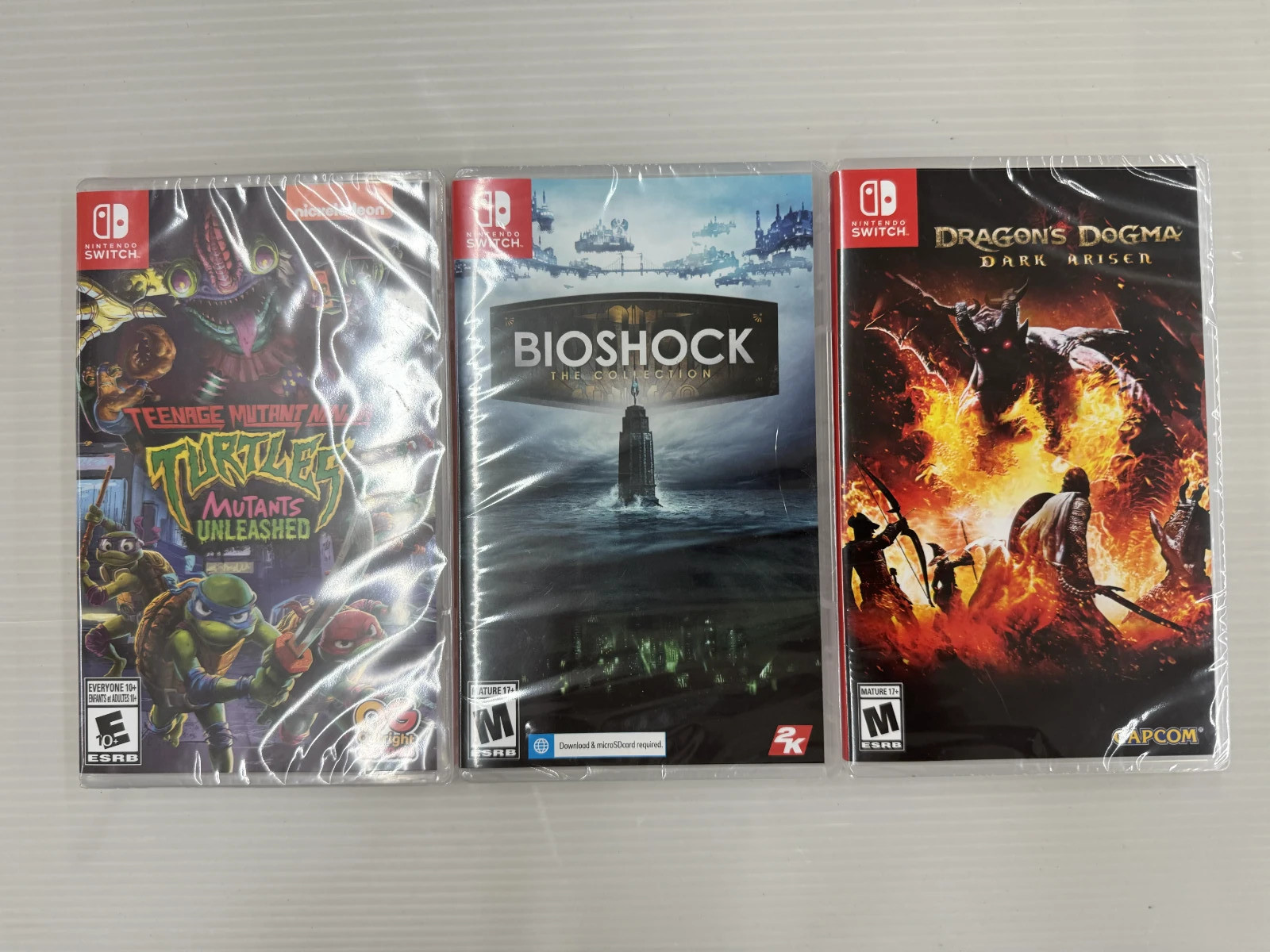 3 Pack Assorted Nintendo Switch Games | ALL SEALED