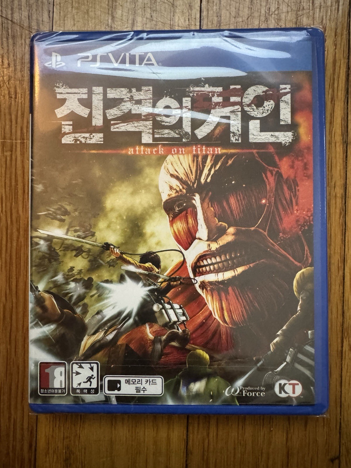 Attack on Titan Shingeki no Kyojin PS Vita Koei Tecmo Import Korean