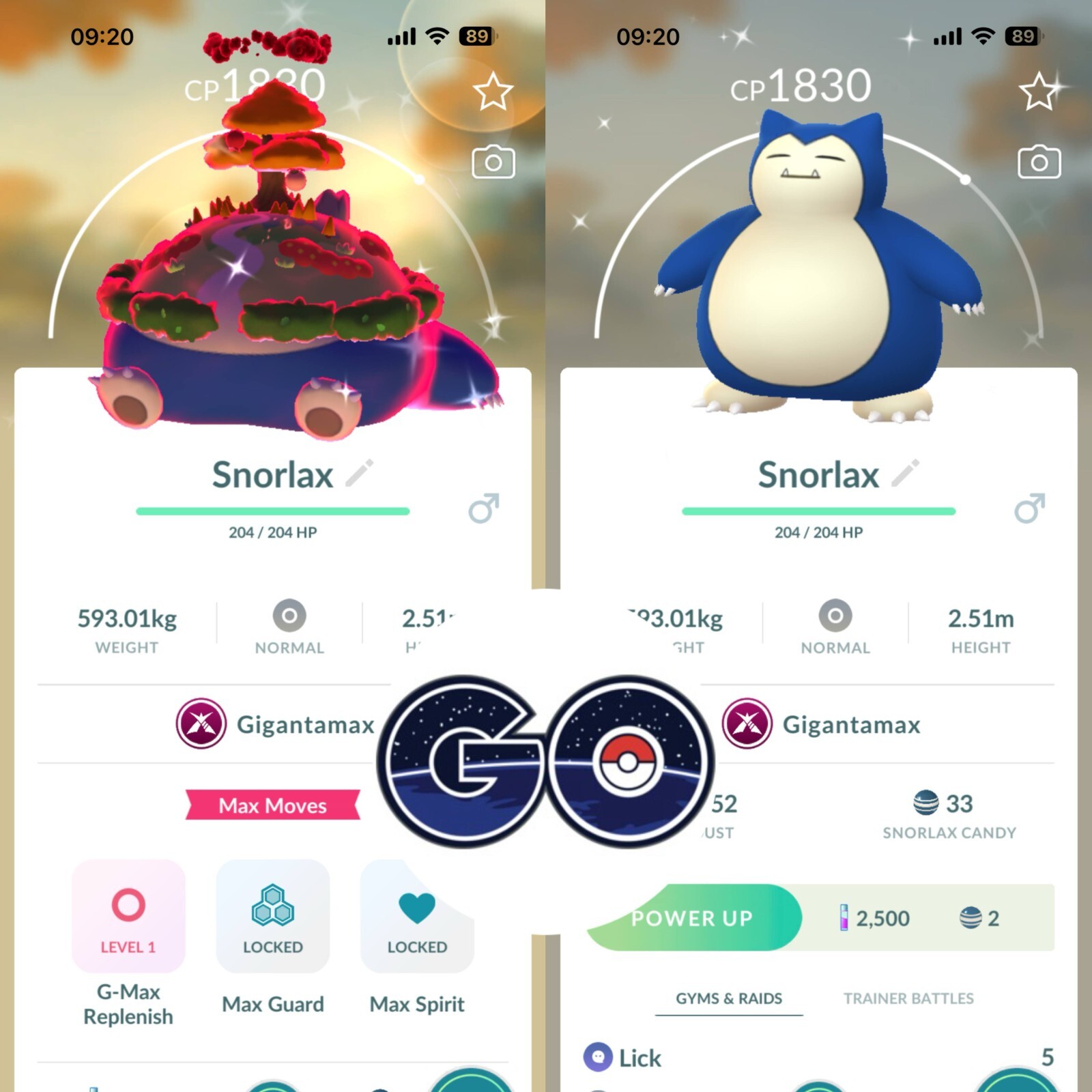 Pokémon Go – Shiny Gigantamax Snolax – TRADE 20k Stardust or Mini PTC