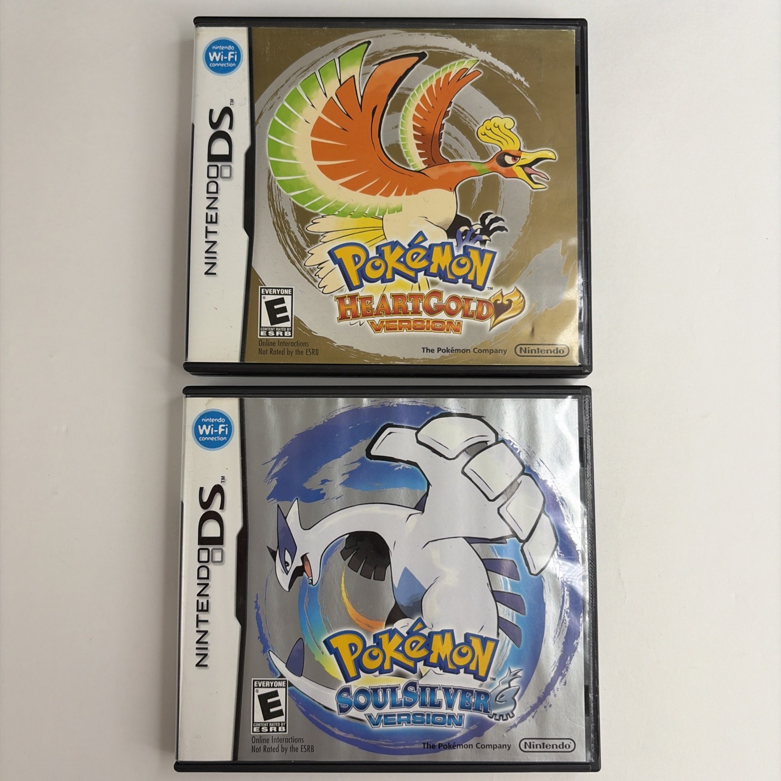 Pokemon: SoulSilver + HeartGold Nintendo DS LOT Authentic In Original Box