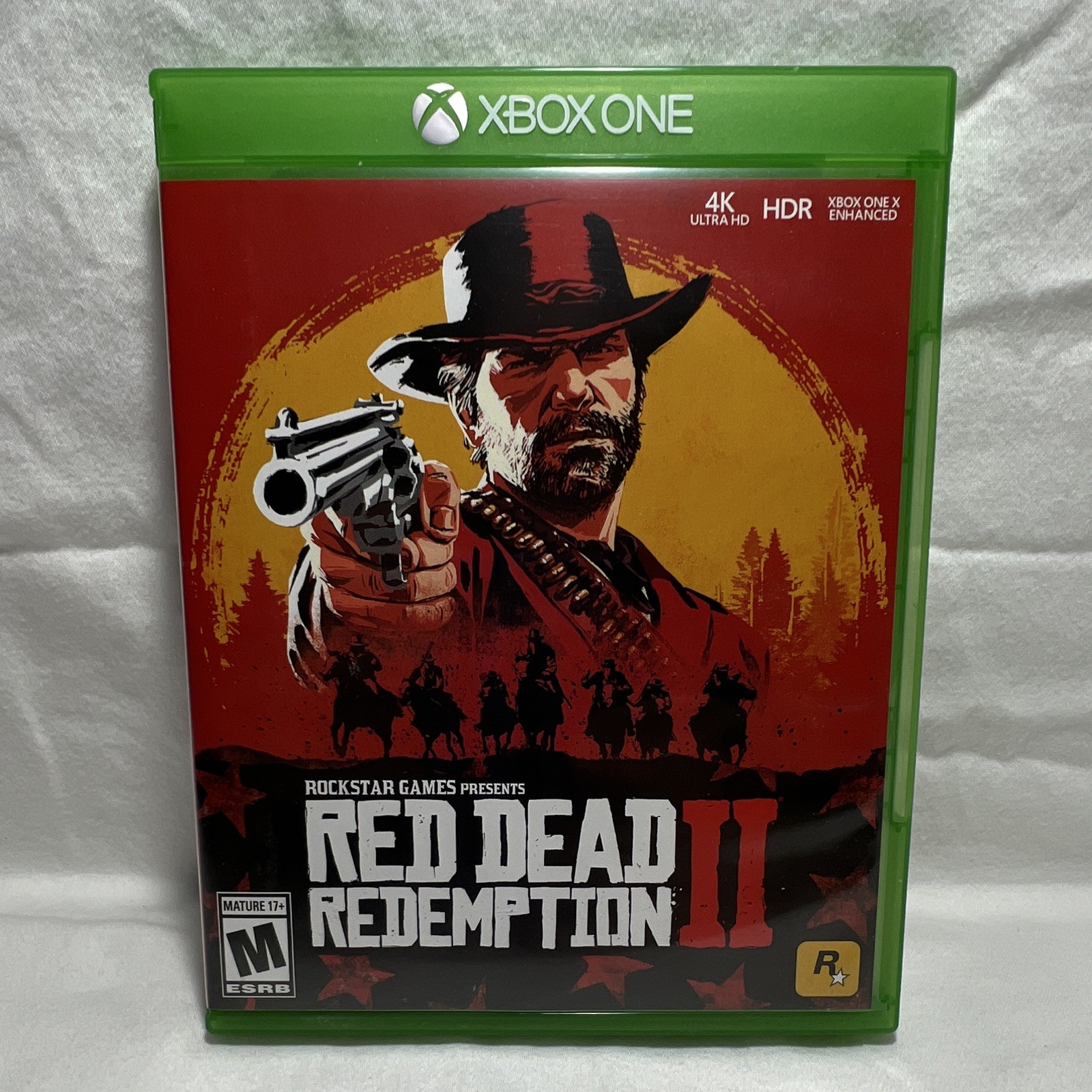Red Dead Redemption II – Xbox One Rockstar Games 2018 Disc Case Map 4K HDR