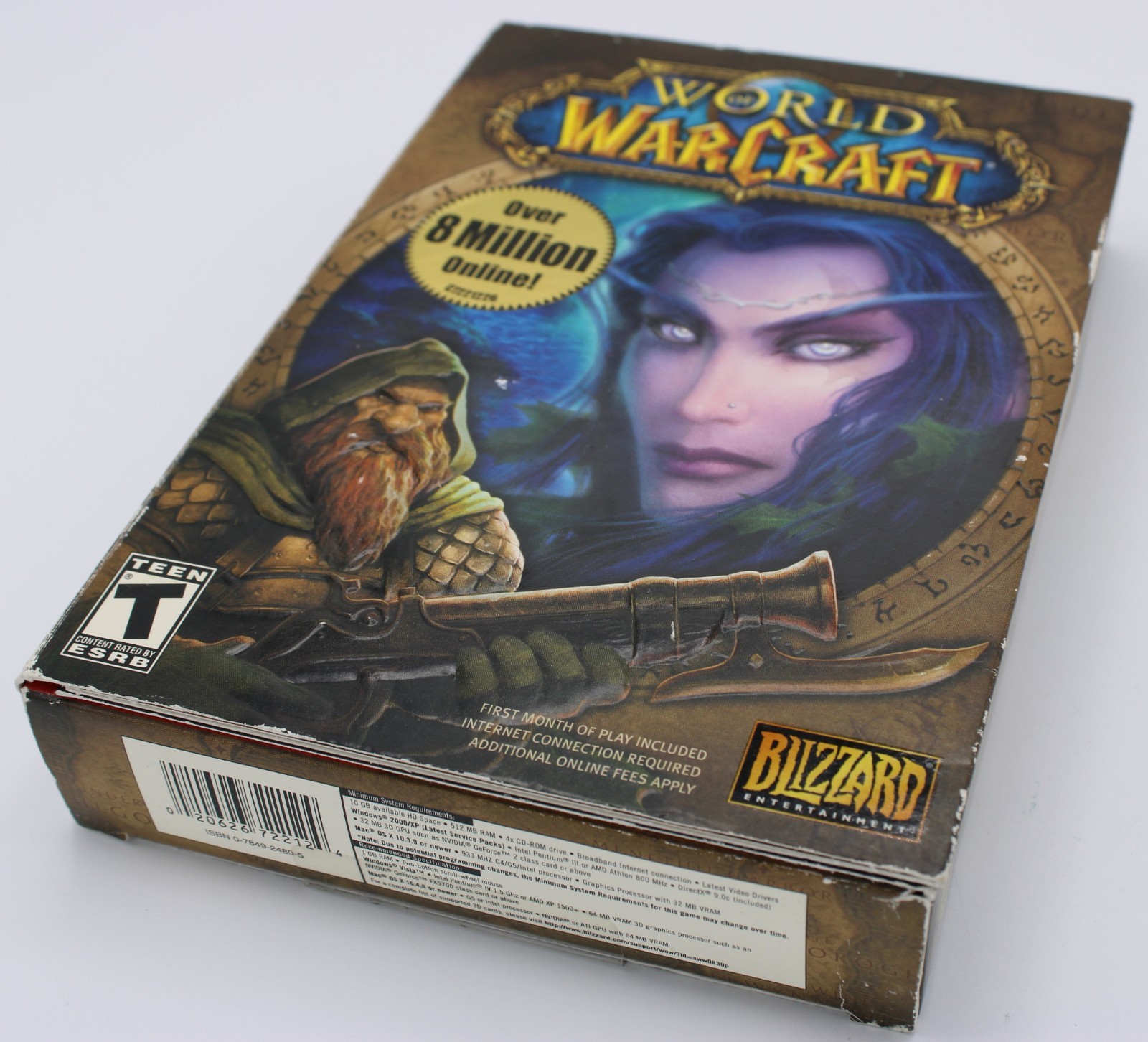 Vintage Sealed World of Warcraft Blizzard PC Game Windows XP 2004 2007 New