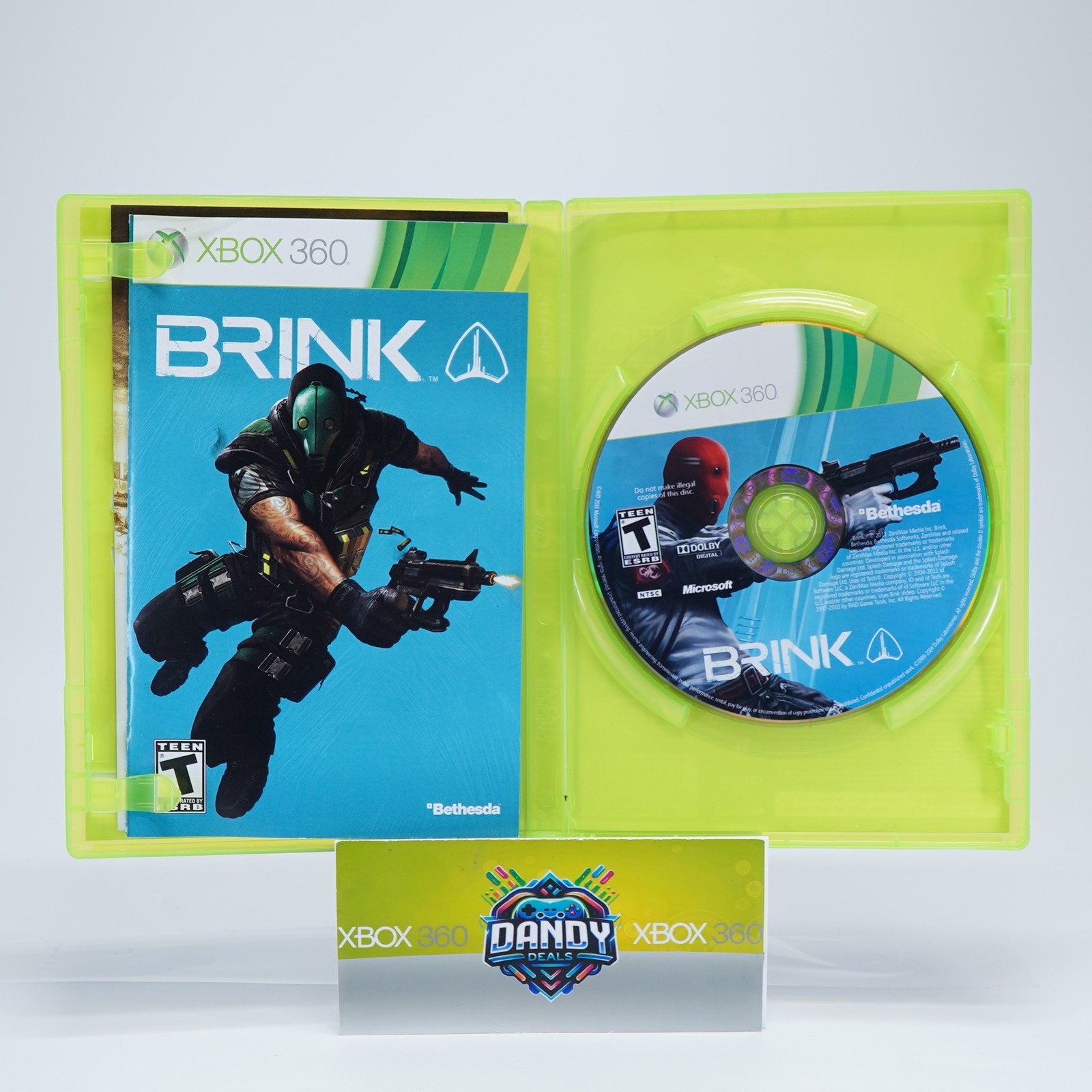 Brink CIB W/ Manual – Tested – Xbox 360