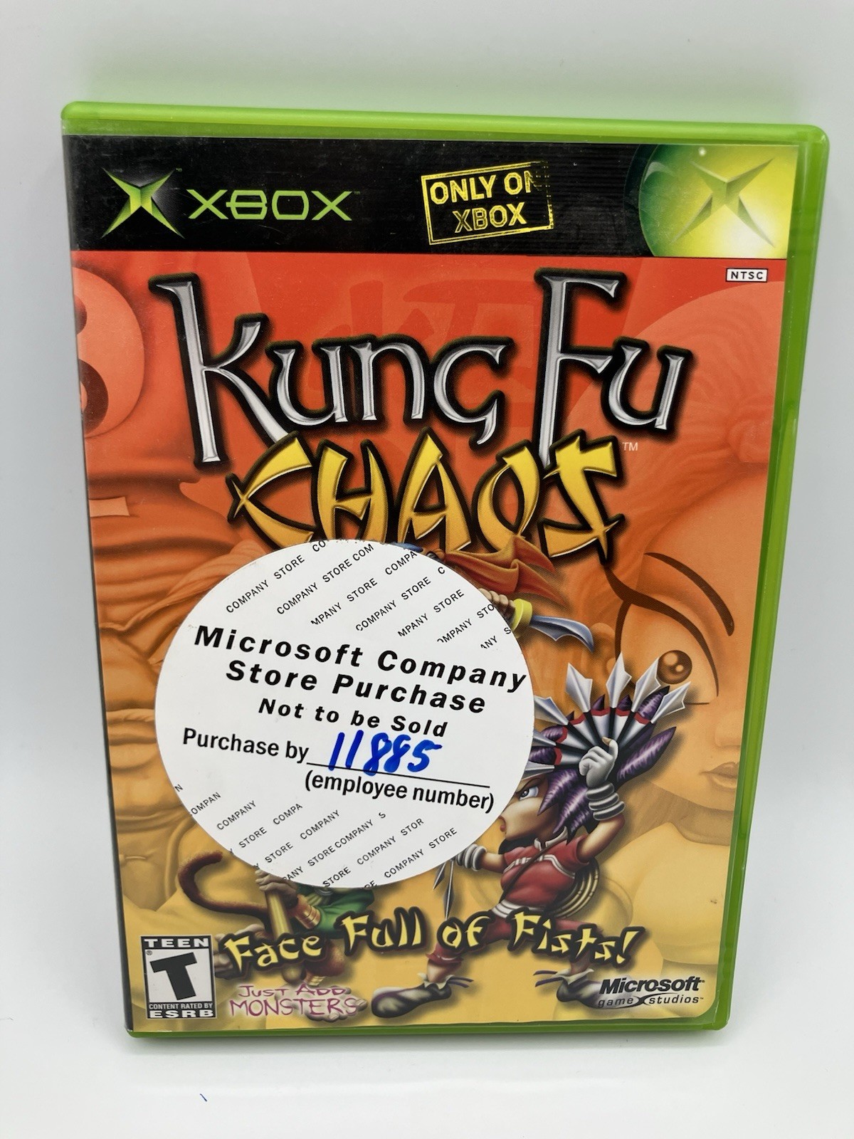 Kung Fu Chaos (Microsoft Xbox, 2003) CIB – Clean Disc, Tested, RARE