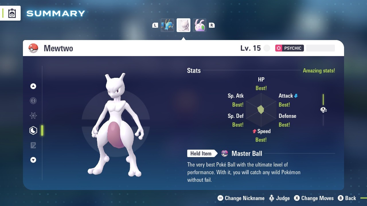 Choose Low Level Legendary Pokemon Shiny or Non-Shiny Legendaries Legends Z-A ZA