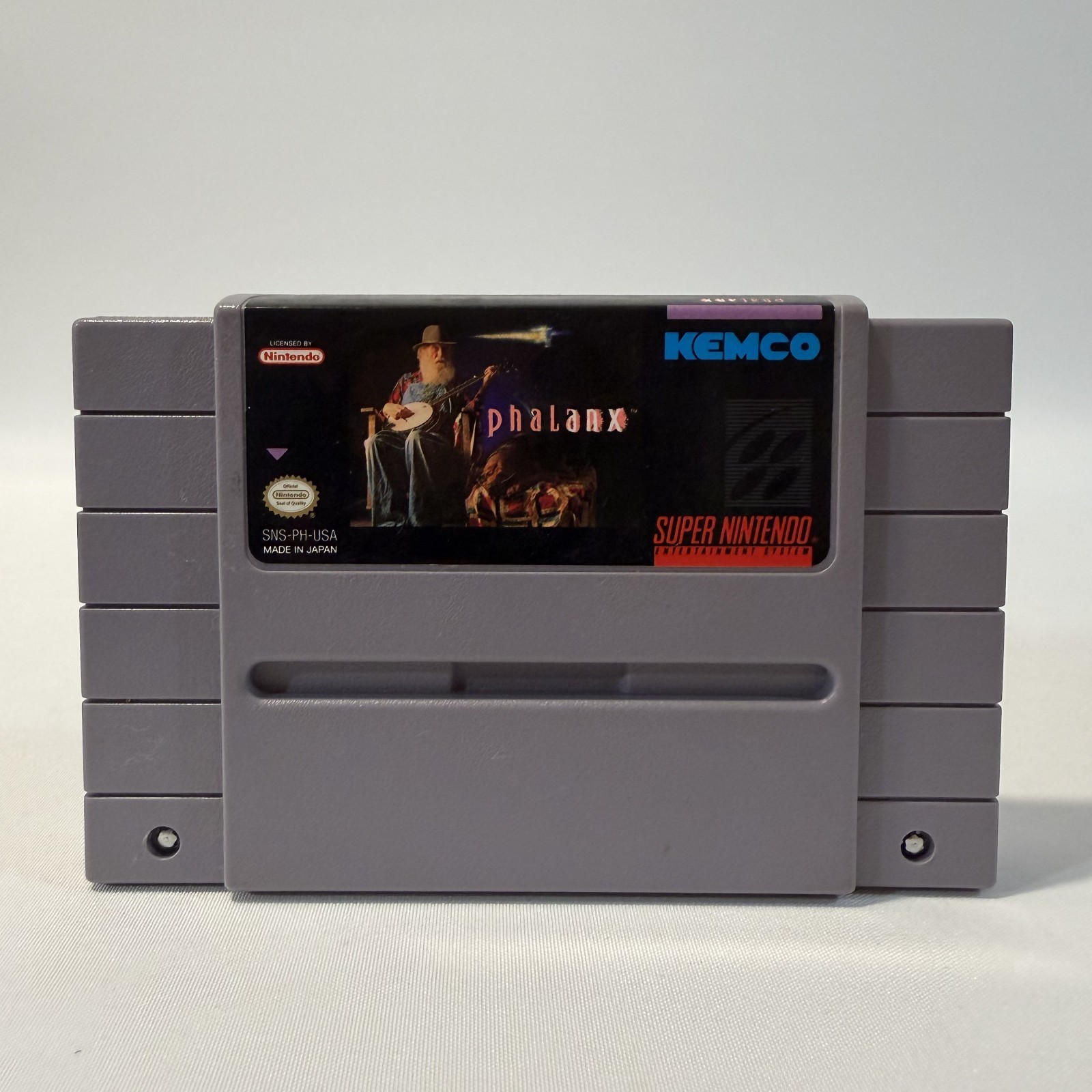 Phalanx SNES Nintendo Shoot Em Up Space Shooter Sci Fi Action Game Cartridge