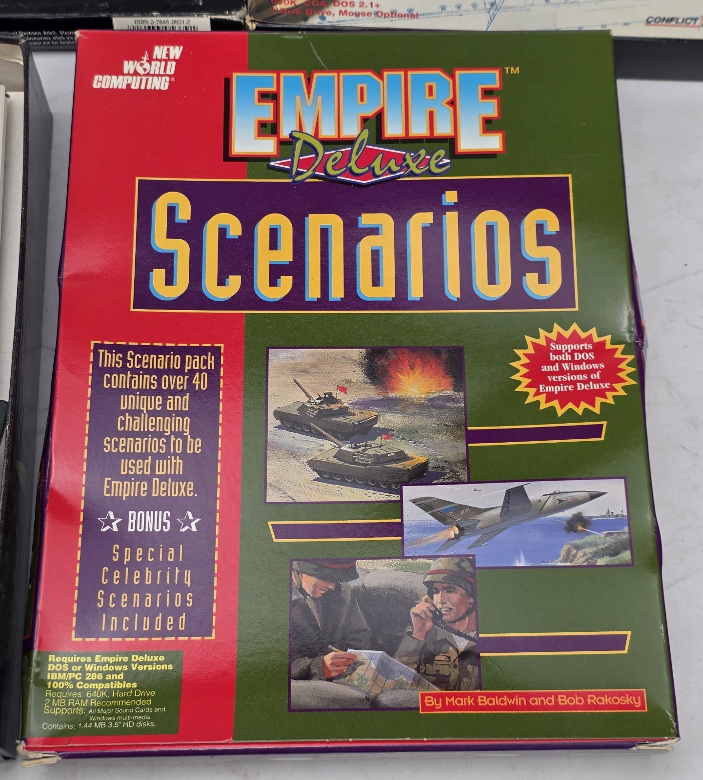 Vintage Military War Strategy Software Game Lot Floppy Disks & CD-Rom CIB