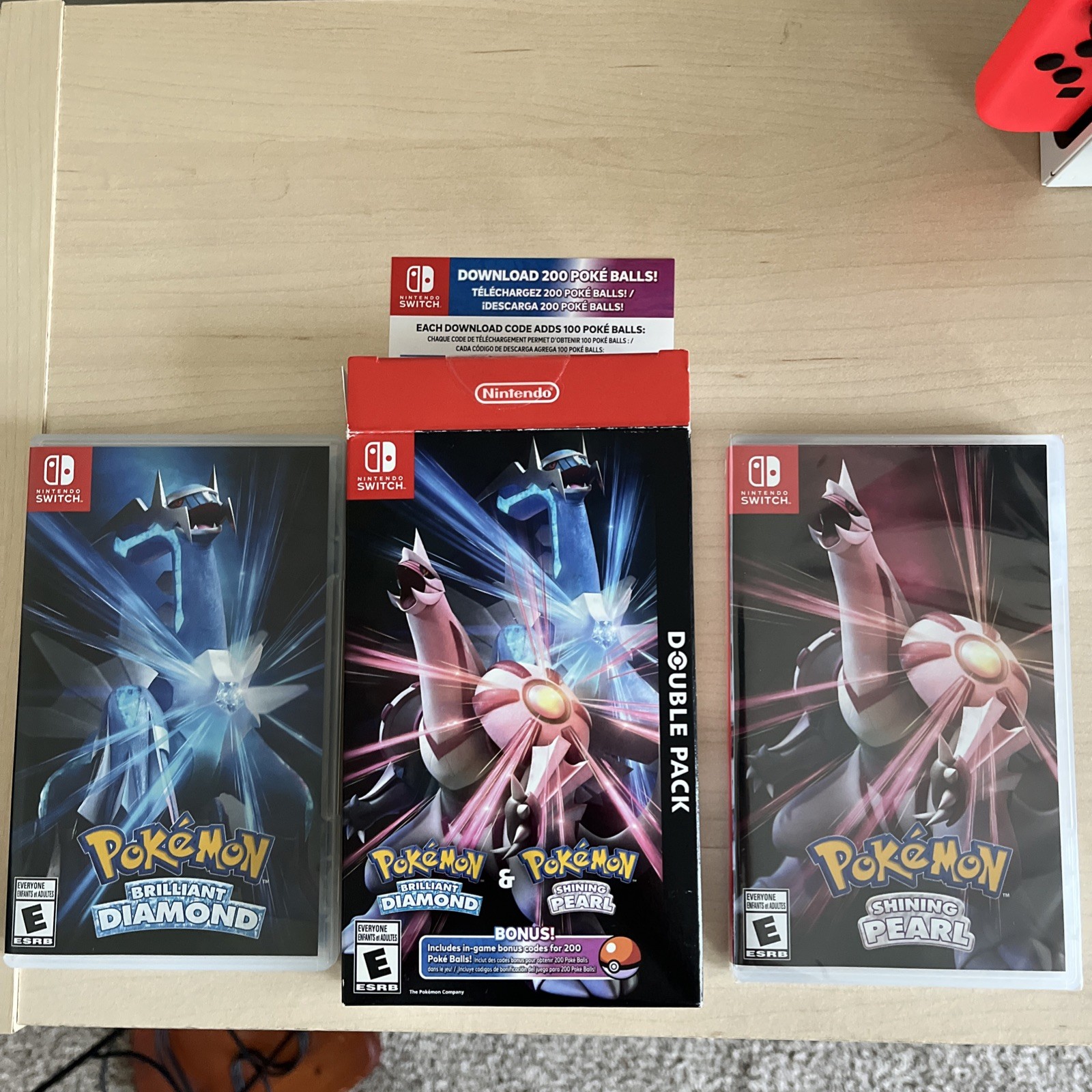 🔥Pokemon Brilliant Diamond & Shining Pearl Double Pack Nintendo Switch