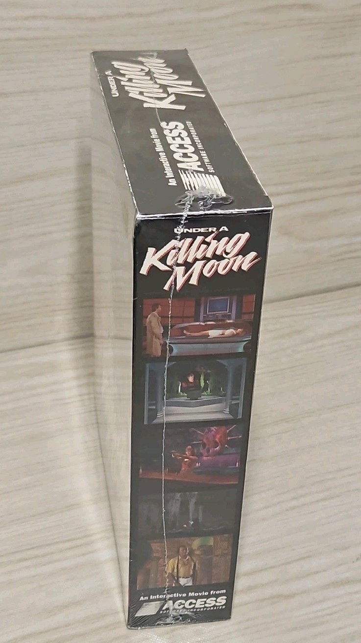 ** NEW SEALED ** Under a Killing Moon, 1994, Big Box, Interactive 3D Pc Game