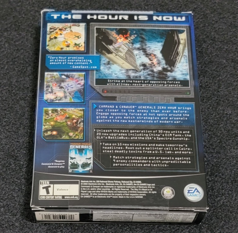 Command & Conquer: Generals Zero Hour Expansion Pack PC 2003 BRAND NEW