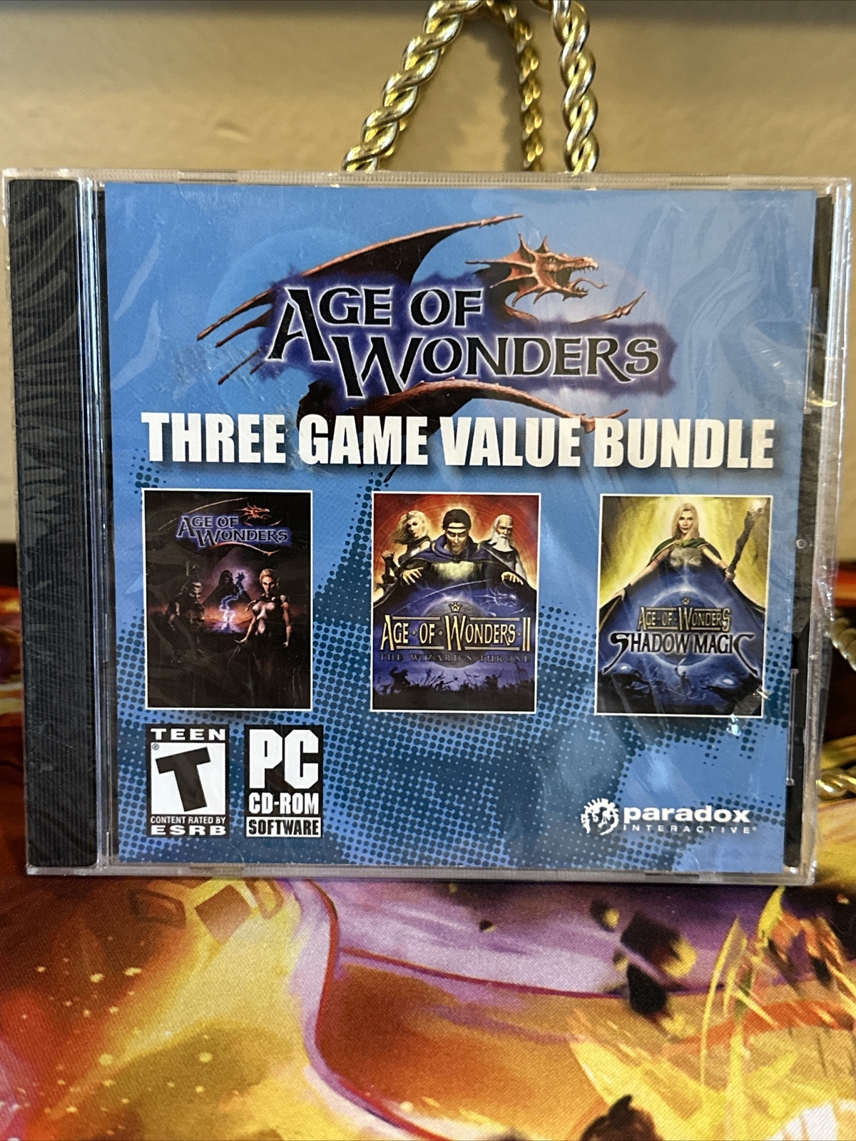 Age of Wonders – 3 Game Bundle – PC CD-Rom – NEW, Sealed Near Mint