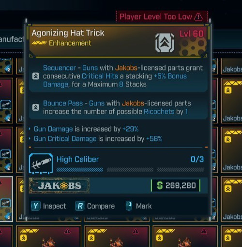 🔥Borderlands 4 [PS5/XBOX/PC] New Agonizing Hat Trick Gun DMG Level 60