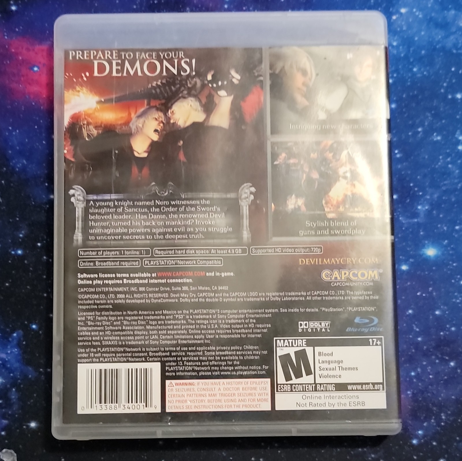 Devil May Cry 4 PlayStation 3 by Capcom, Manual Included, Action, Hack and Slash