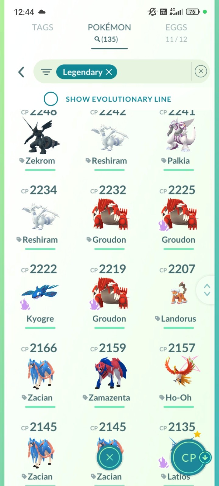 Pokémon GO Account LVL 52 74 shiny 135 legendary