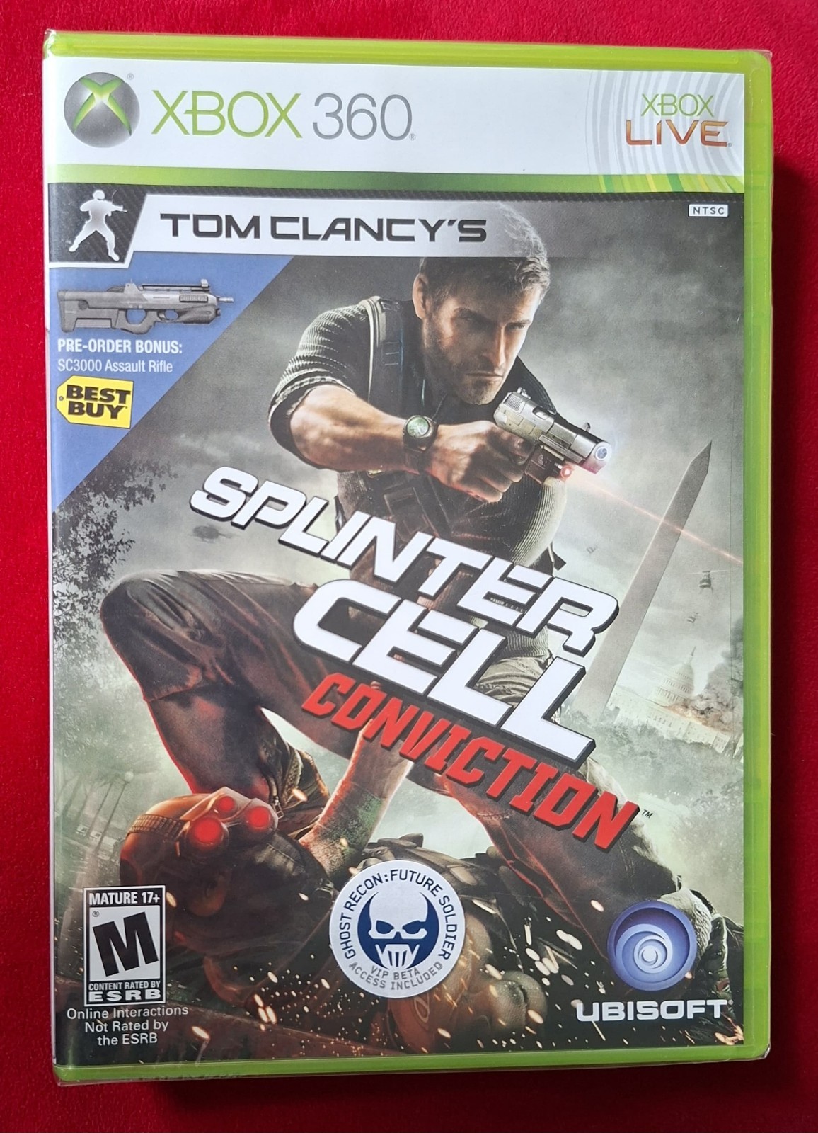 Tom Clancy’s Splinter Cell: Conviction (Microsoft Xbox 360, 2010). Brand New