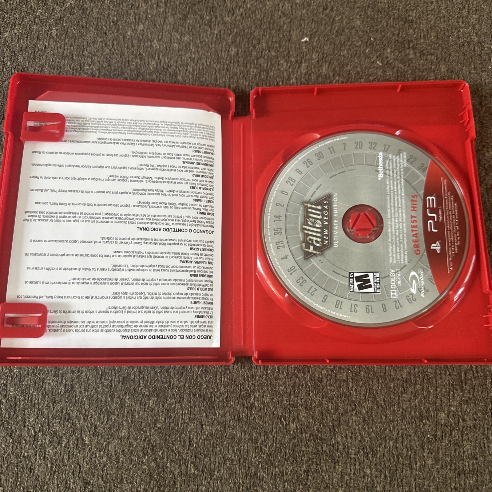 Fallout New Vegas Ultimate Edition PlayStation 3 PS3 No manual
