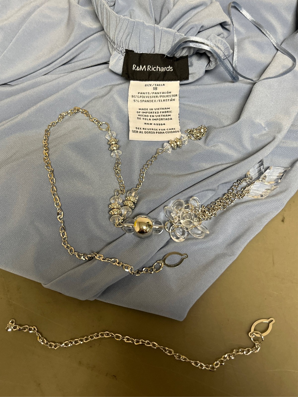 R&M Richards Womens Mystic Shine Three-Piece Set