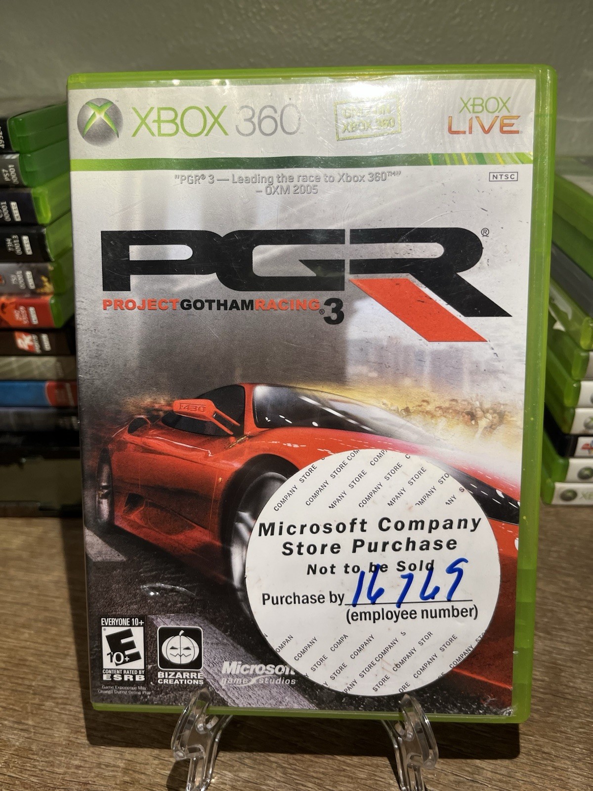 Microsoft Project Gotham Racing 3 Xbox 360 Racing E10+ NTSC-U/C Manual & Case