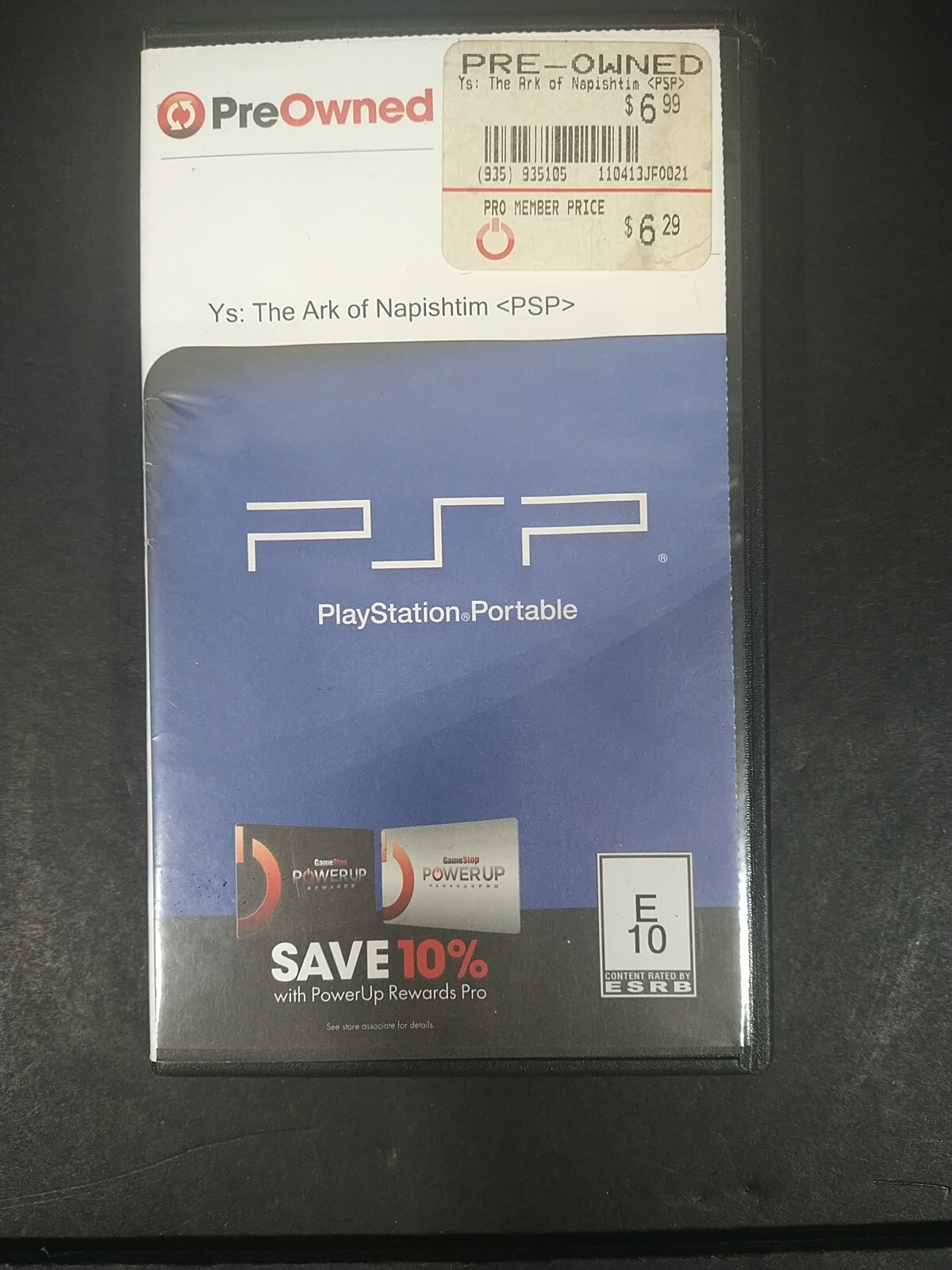 Sony PSP Ys: The Ark of Napishtim Authentic Disc Only
