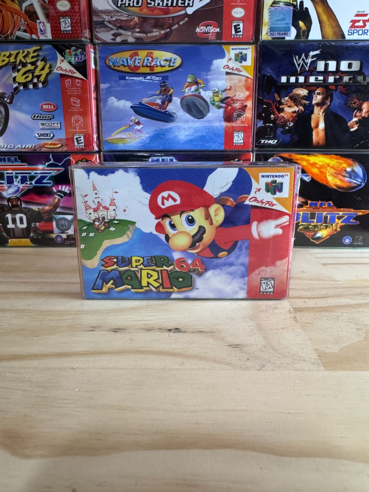 Authentic Super Mario 64 Nintendo 64 Cartridge (with custom box).
