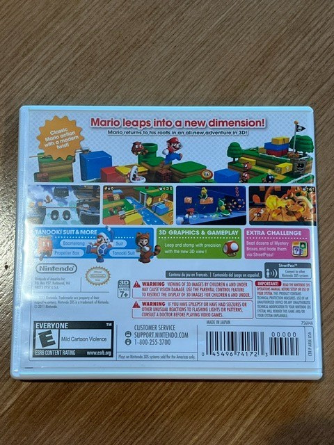 Nintendo 3DS – Super Mario 3D Land – Tested