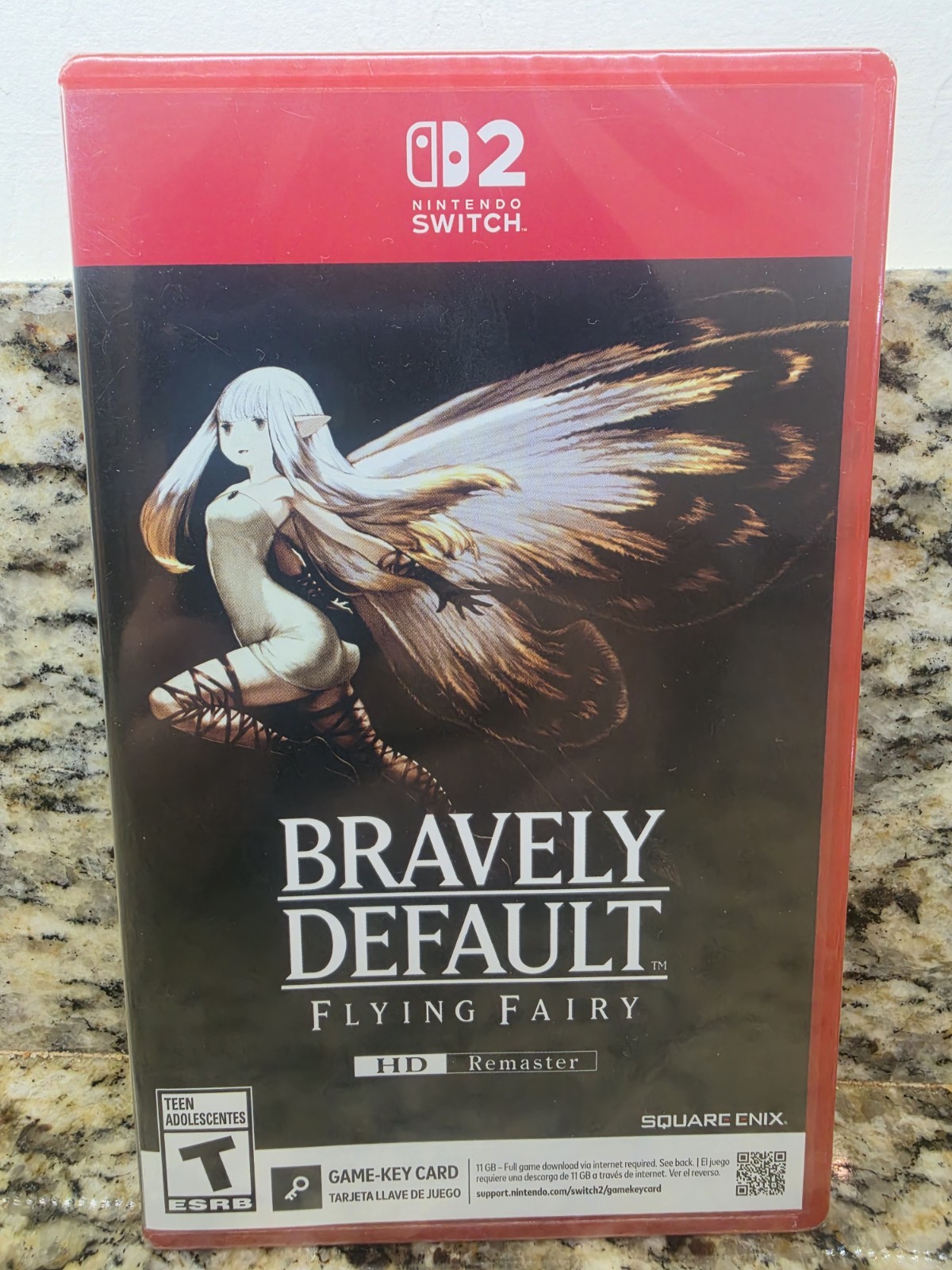 Bravely Default Flying Fairy HD Remaster Nintendo Switch 2 Game Key Card New