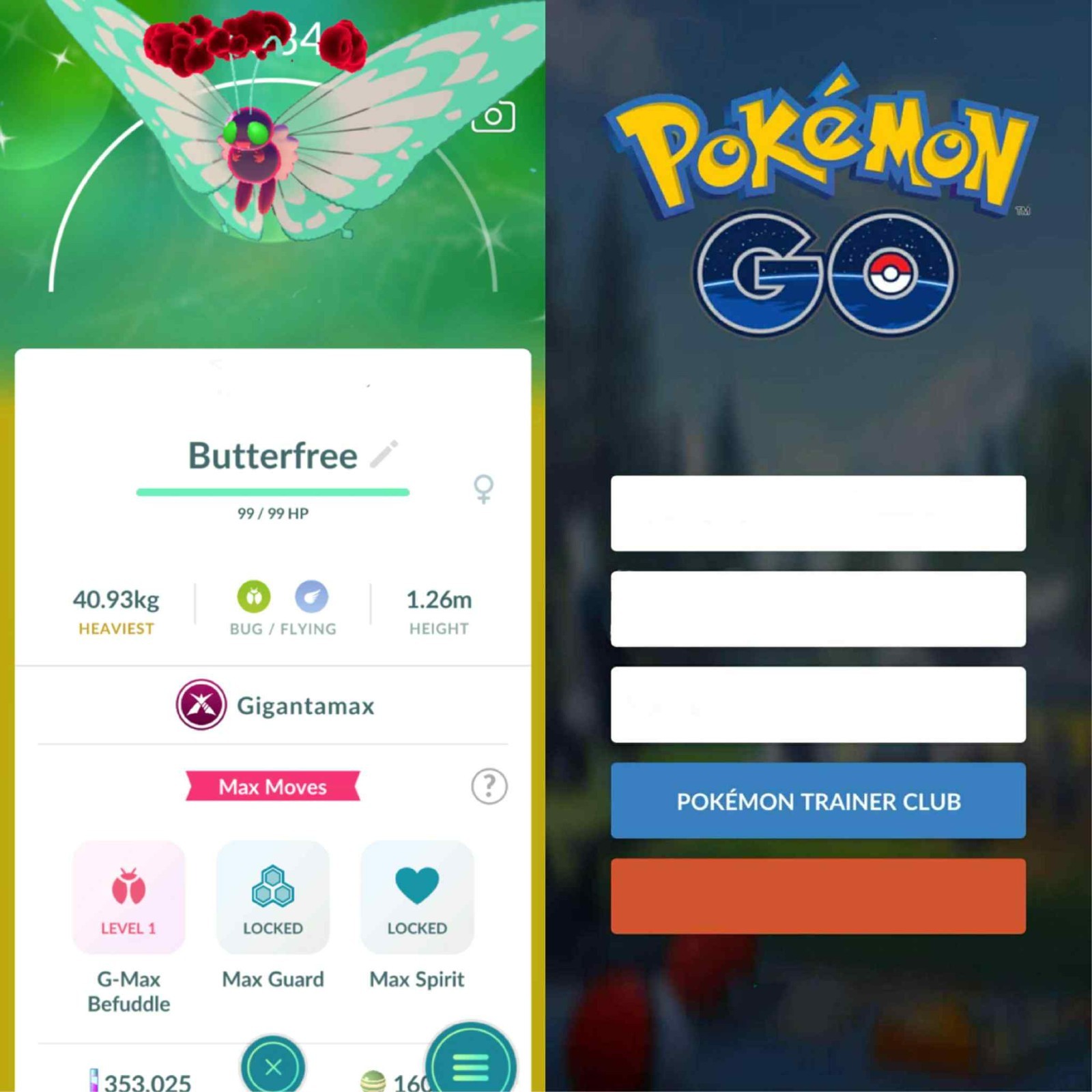 Pokémon Go | Shiny Gigantamax Butterfree ✨ Mini PTC