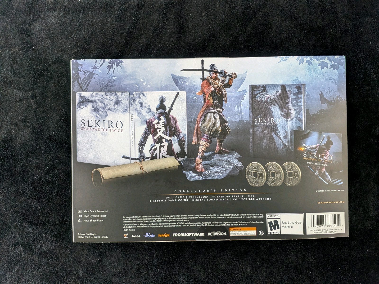 XBOX ONE SEKIRO SHADOWS DIE TWICE COLLECTOR’S EDITION-NEW/FACTORY SEALED