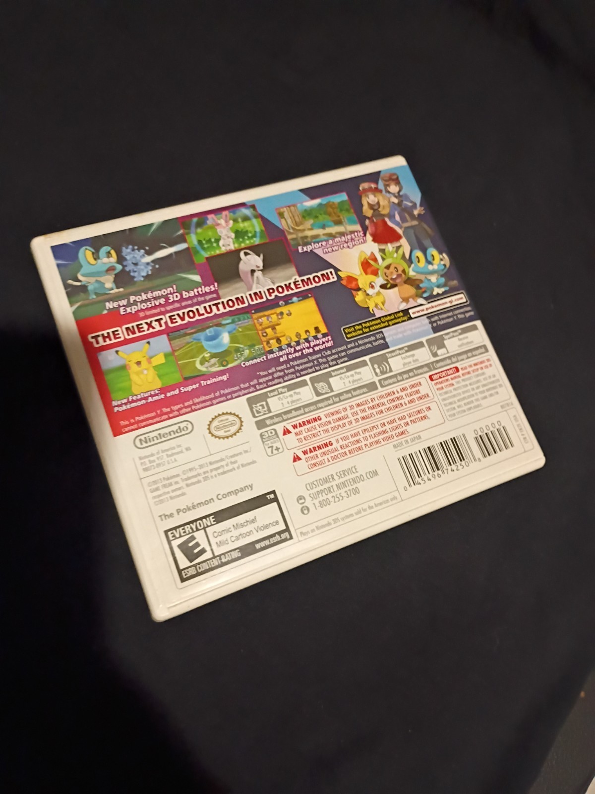 Pokemon Y (Nintendo 3DS, 2013) CIB mint